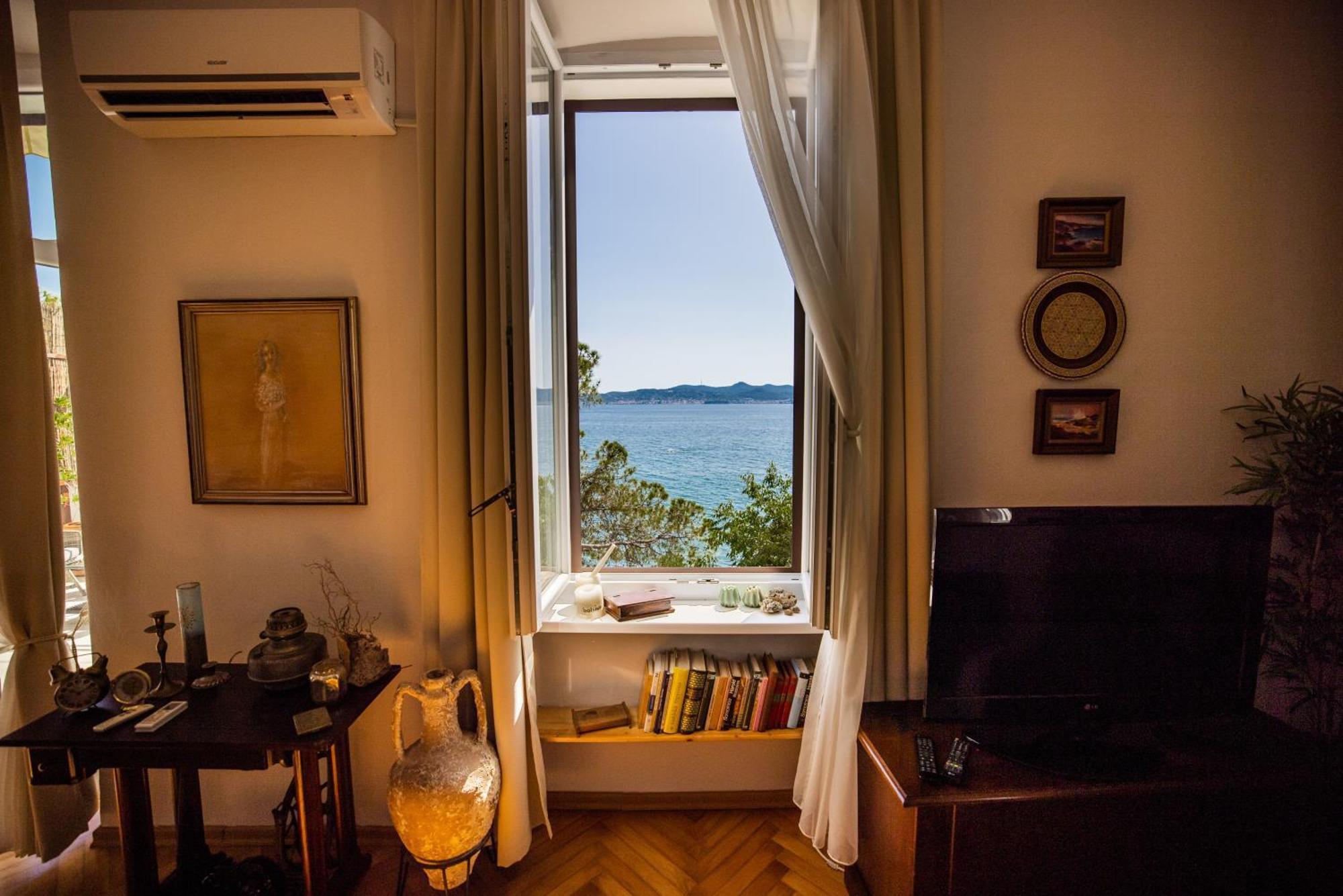 Zadar Center Beach Apartment - Directly On The Sea מראה חיצוני תמונה