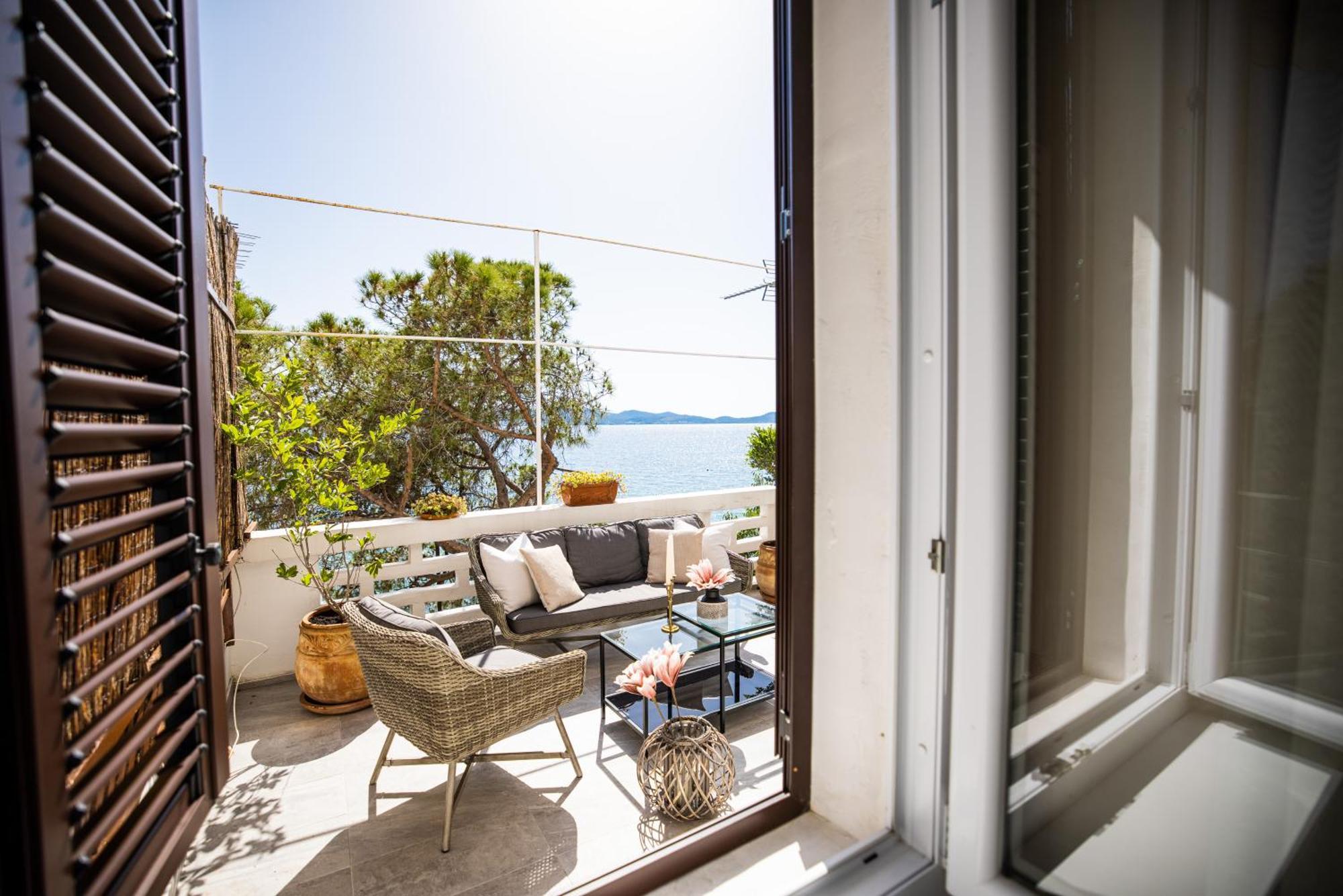 Zadar Center Beach Apartment - Directly On The Sea מראה חיצוני תמונה